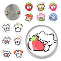Basiilleaf Cat Badges Pin Brooch — Swuffy