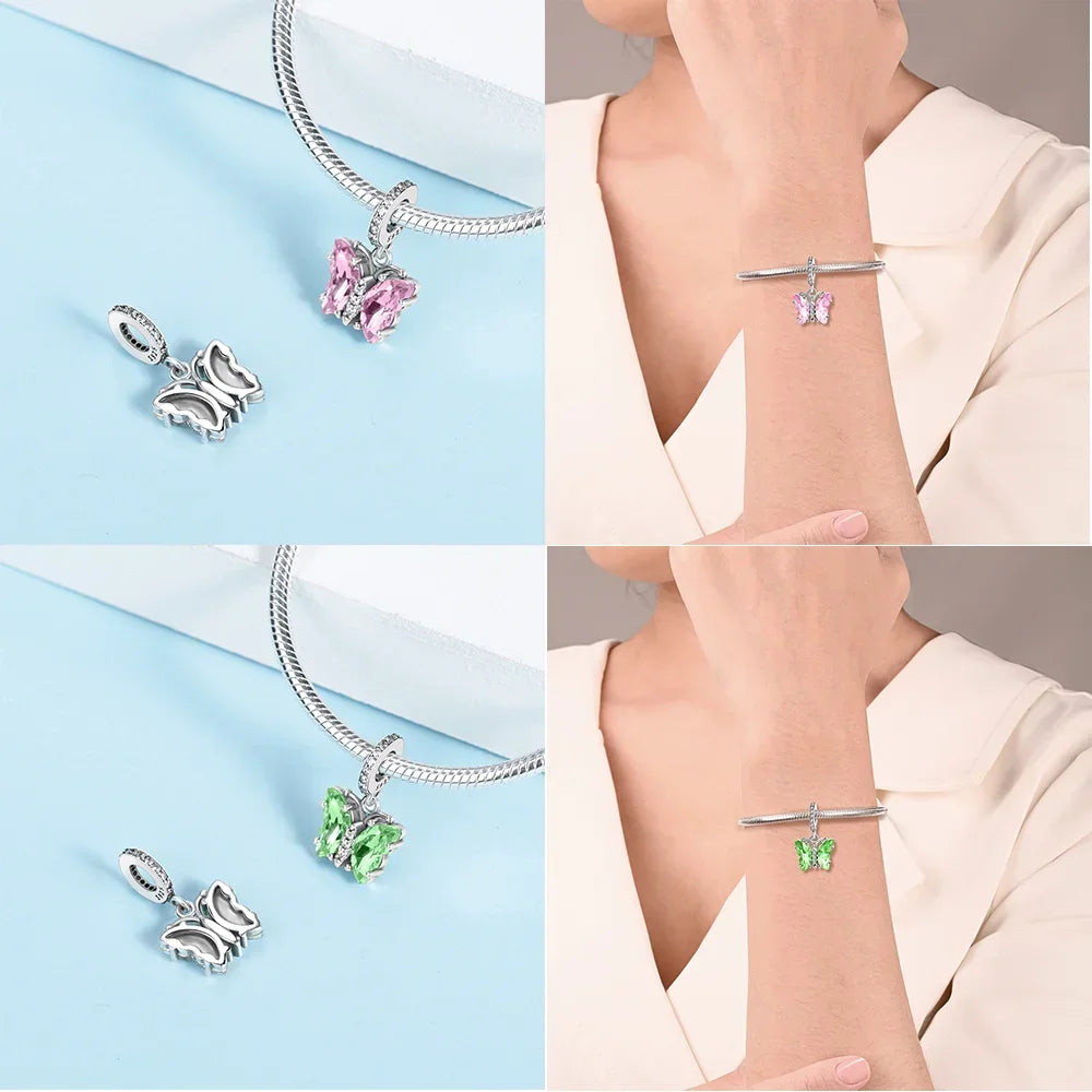 Sterling Silver Butterfly Necklace — Swuffy