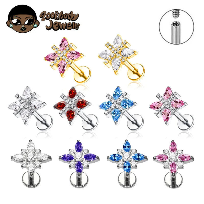Hypoallergenic Titanium Piercing Stud — Swuffy