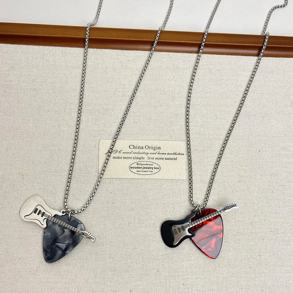 Hip Hop Guitar Pick Pendant — Swuffy