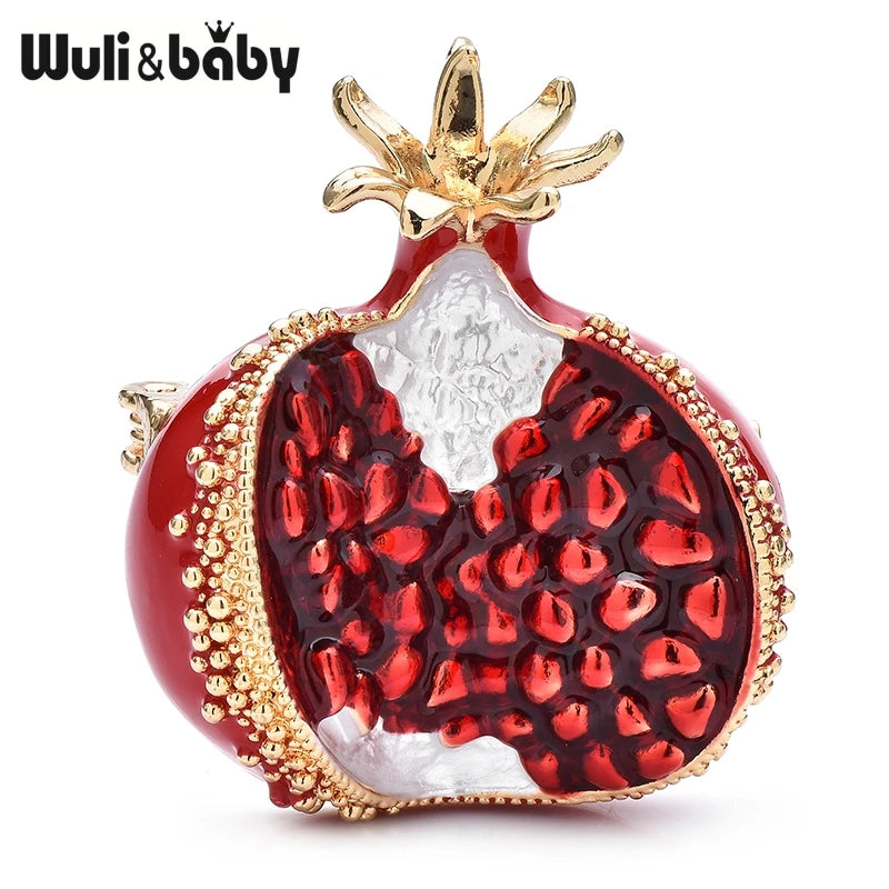 Wuli&baby Red Enamel Unleashed Pomegranate — Swuffy