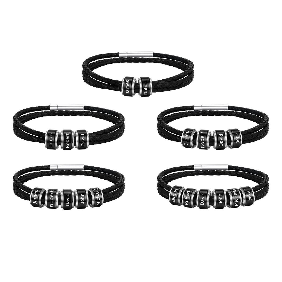Vnox Custom Layer Leather Bracelet — Swuffy
