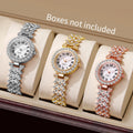 Rhinestone Watches Roma Dial Quartz — Swuffy