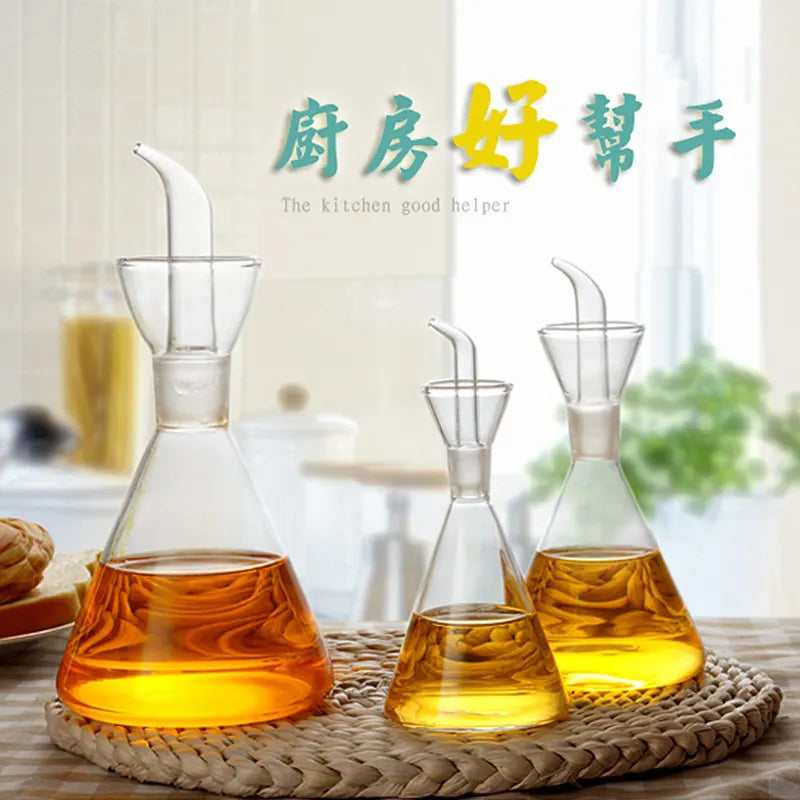 Leak-Proof Glass Oil & Vinegar Dispenser — Swuffy