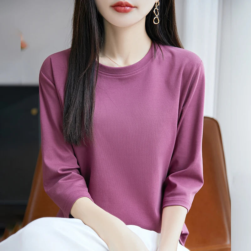 Spring Summer Cropped Sleeve Round — Swuffy