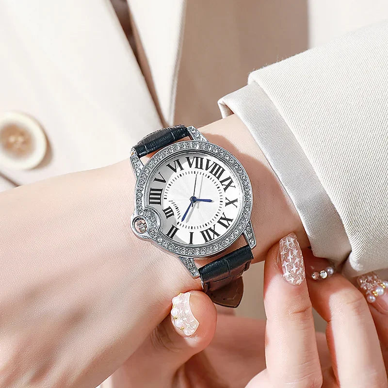 Trendy Fashionable Leather Strap Watch — Swuffy
