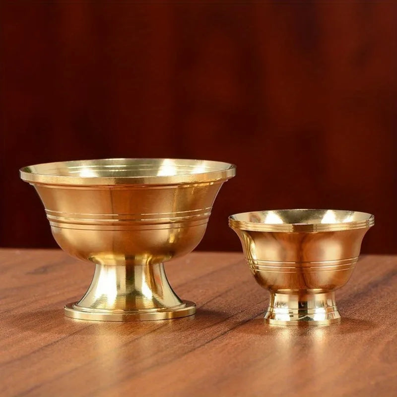Pure Copper Drinking Bowl Brass — Swuffy
