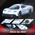 White Alloy Car Racing Model — Swuffy