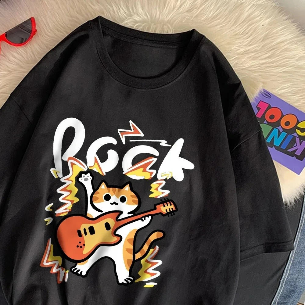 Rock Hip Hop Cat Shirts — Swuffy