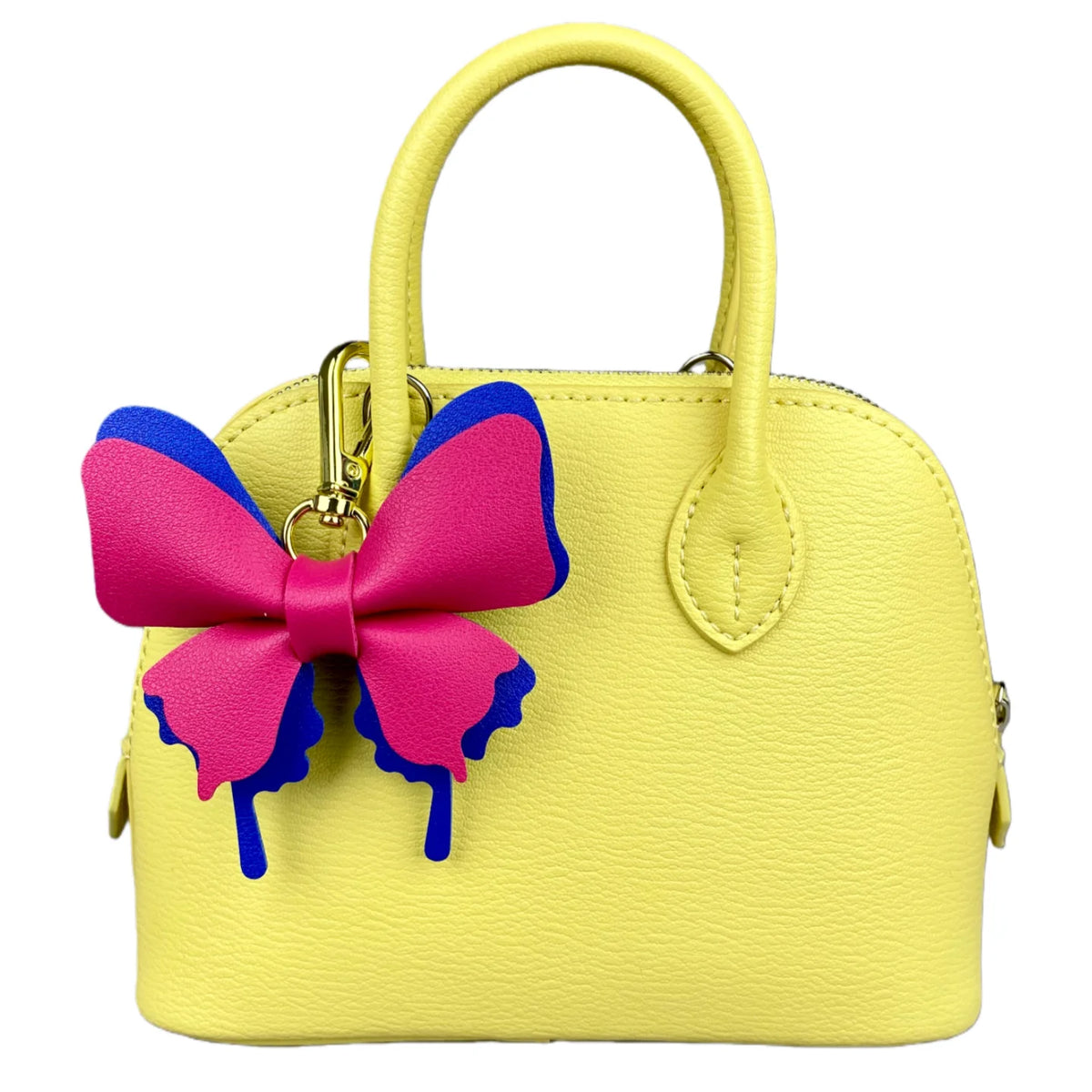 Elegant Leather Butterfly Charm Bag — Swuffy