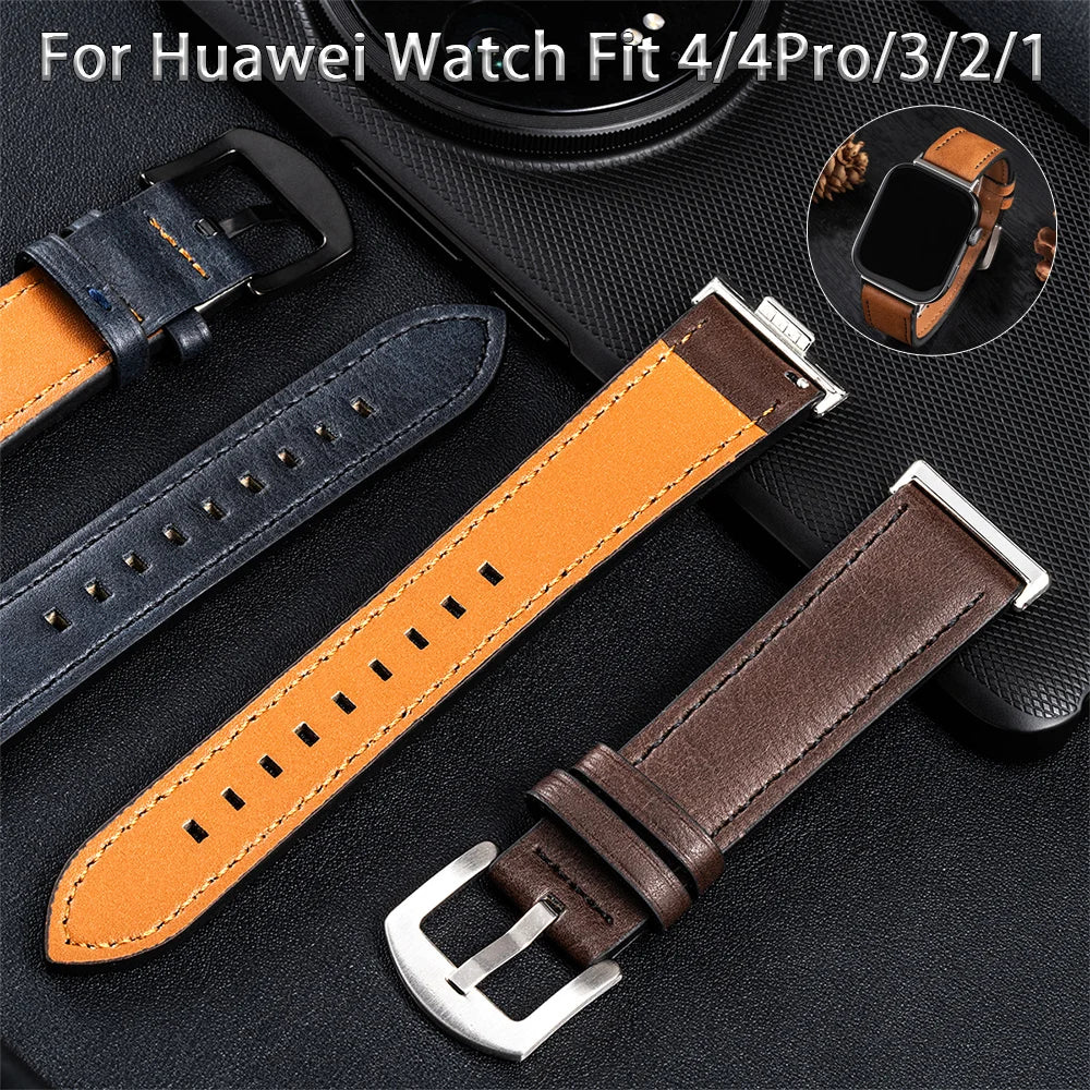 Leather Strap Huawei Watch Fit — Swuffy