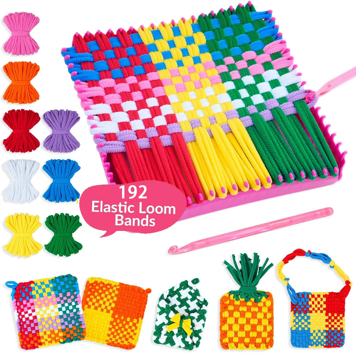 Nuvora Weaving Loom Kit Toys Diy Arts Crafts — Nuvora