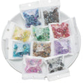 Mixed Glass Seedbead Crystal Round — Swuffy