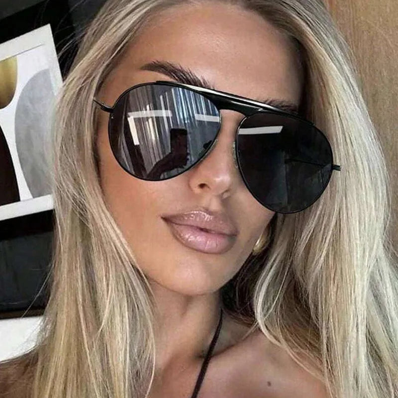 Single Beam Oversized Sunglasses Brand — Swuffy