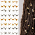 Gold Hollow Butterfly Hair Clips — Swuffy