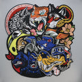 Wreath Wolf Head Biker Patch — Swuffy