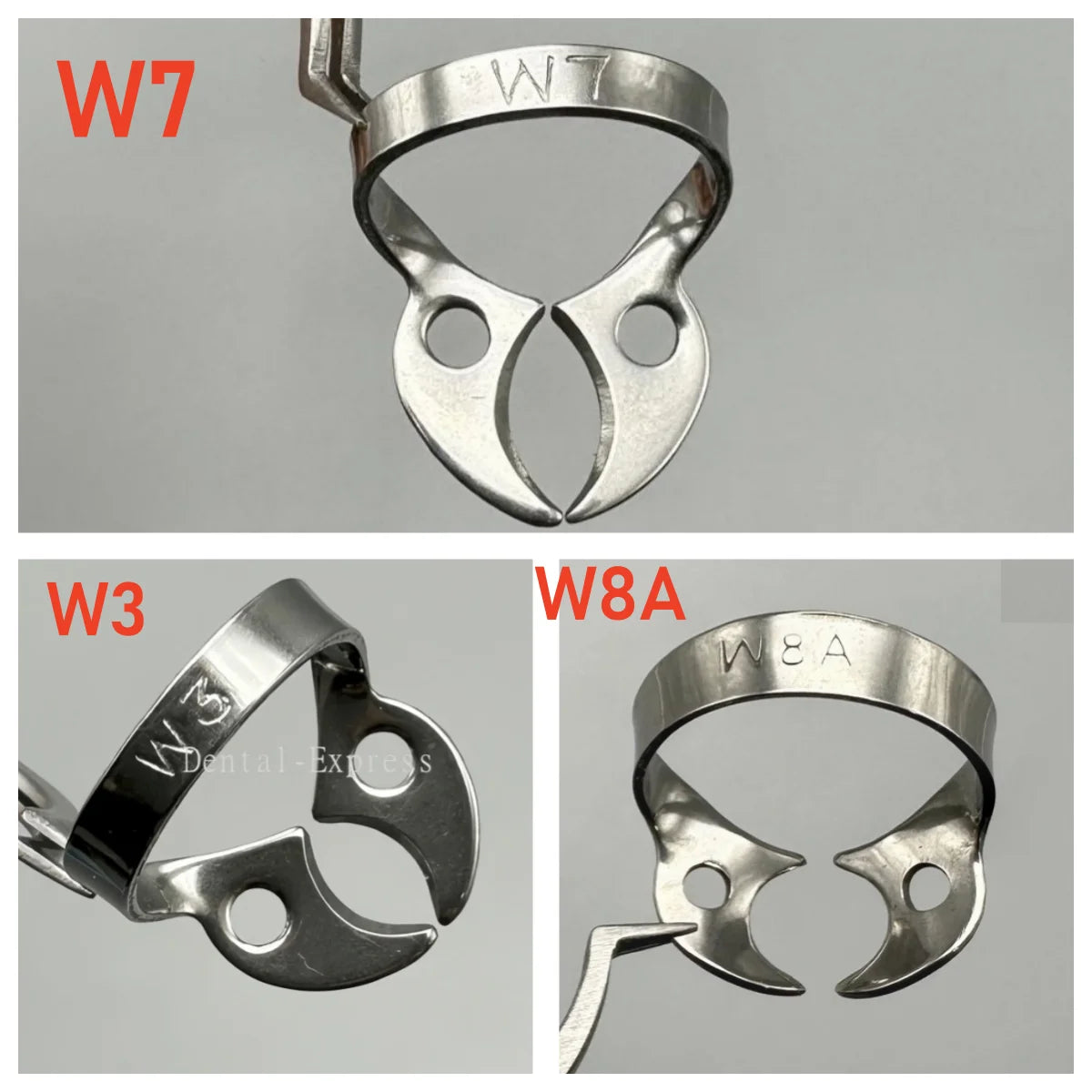 Dental Rubber Dam Clamps Stainless — Swuffy