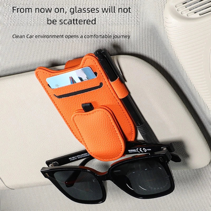 Magnetic Car Visor Sunglasses Holder — Swuffy