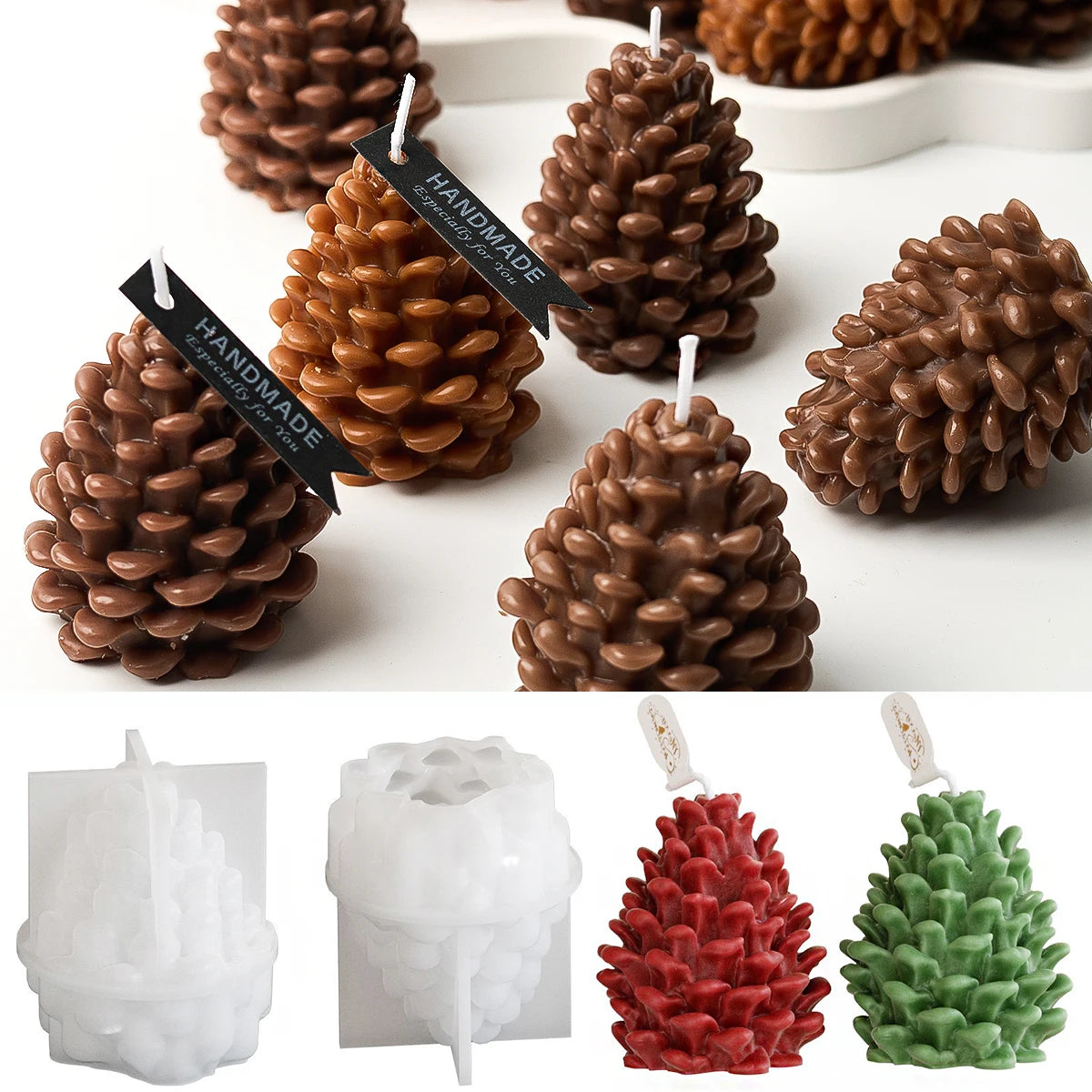 Pine Cone Silicone Candle Mold — Swuffy