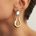Classic Minimalist Instagram Hollow Earrings — Swuffy