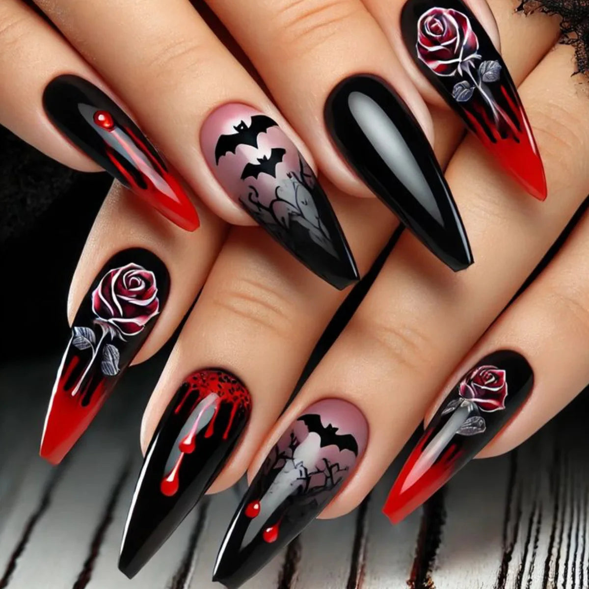Wearable Press On Nails Halloween — Swuffy