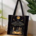 Gothic Moth Moon Tote Bag — Swuffy