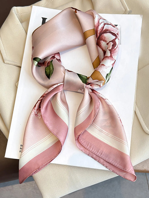 Nuvora 70Cm Scarf Simulated Silk Women Summer Shawls — Nuvora