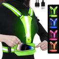 LED Reflective Running Vest USB — Swuffy