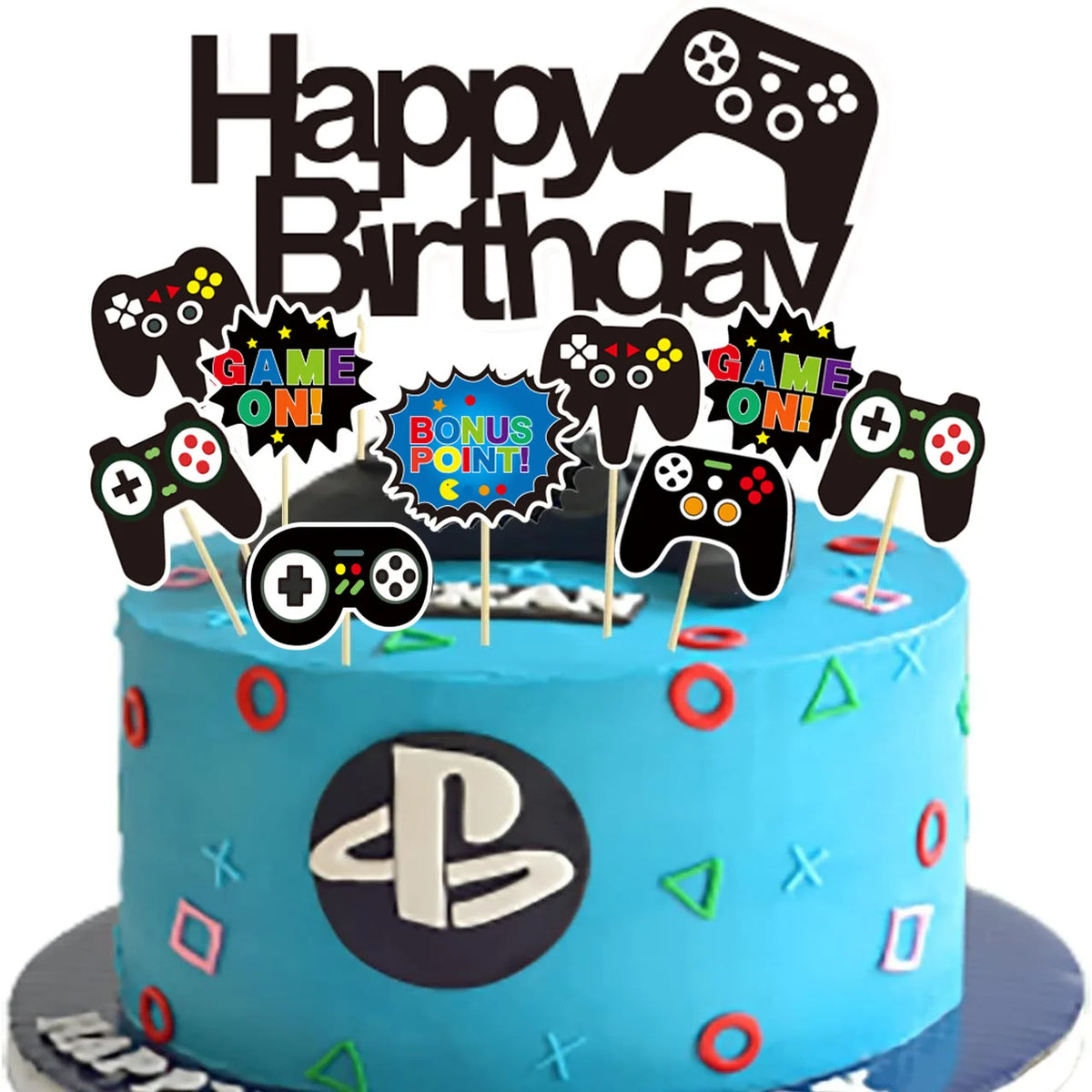Nuvora Set Cartoon Game On Theme Happy Birthday — Nuvora