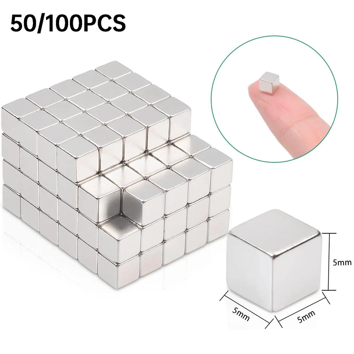 Small Square Magnetic Cubes Strong — Swuffy