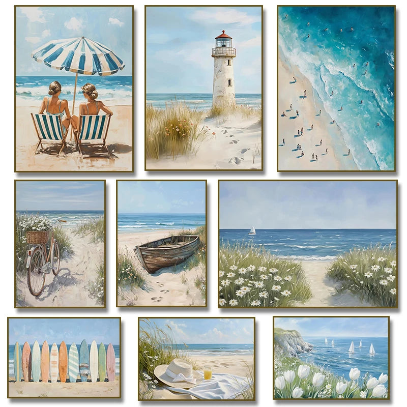 Coastal Lighthouse Wall Art — Swuffy