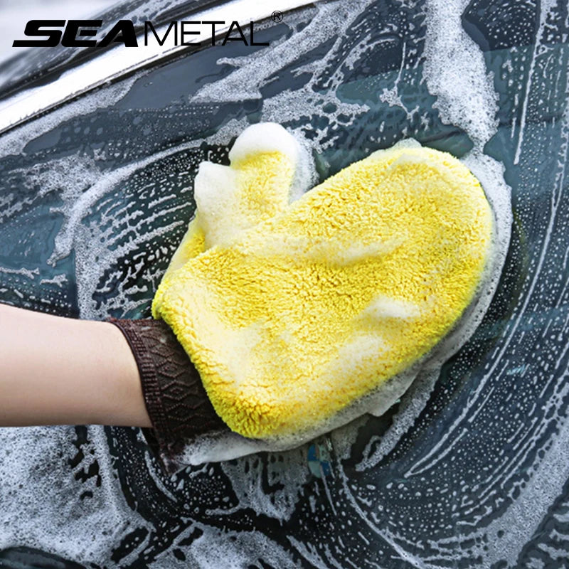 Seametal Microfiber Car Washing Glove — Swuffy