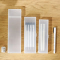 Translucent Frosted Pencil Case Simple — Swuffy