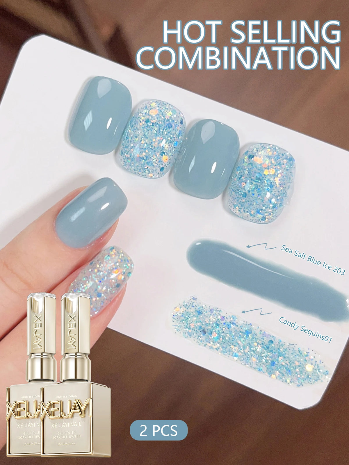Xeijayi Blue Gel Nail Polish — Swuffy