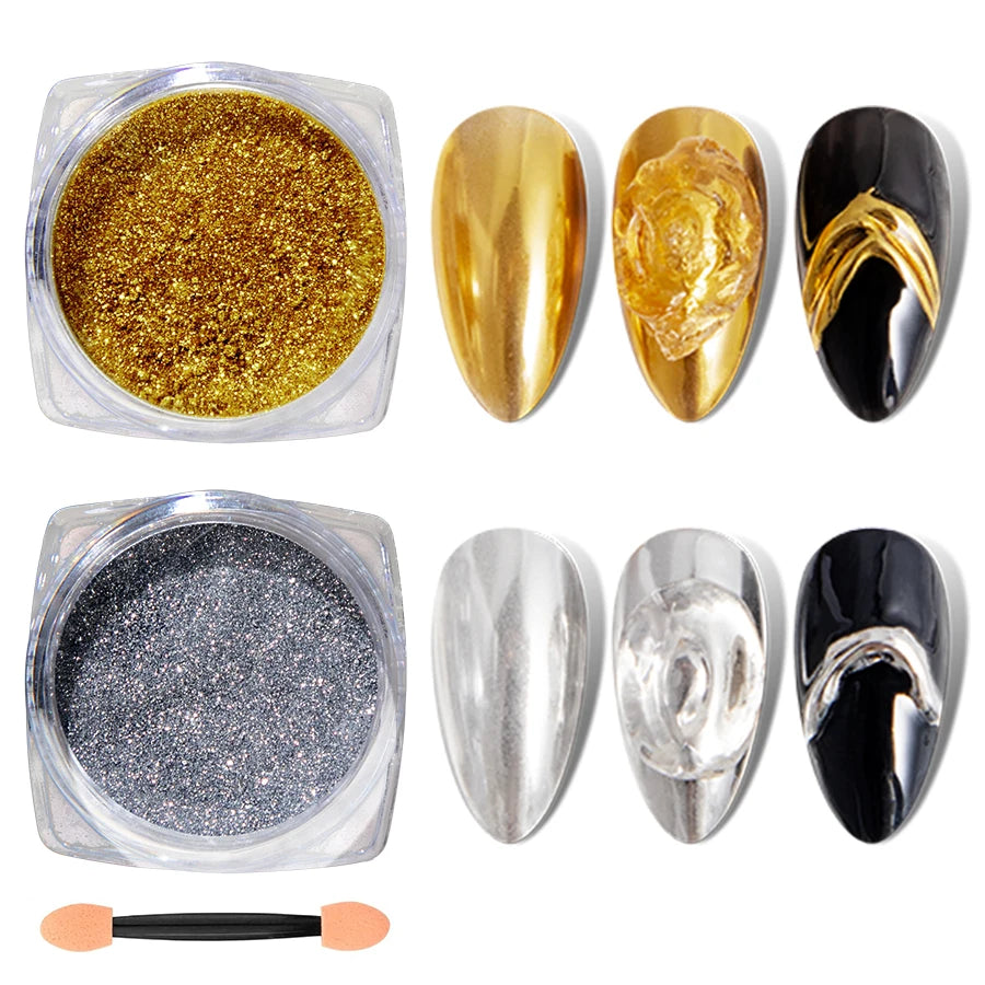 Rs Chrome Nail Powder Holographic — Swuffy