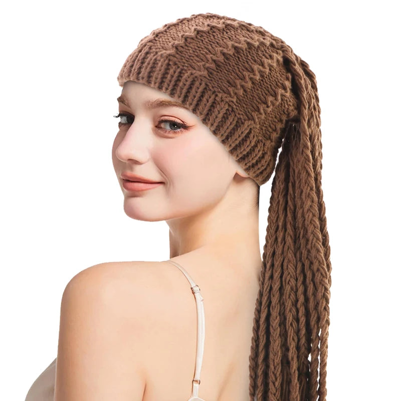 Handmade Crochet Winter Hat Braided — Swuffy