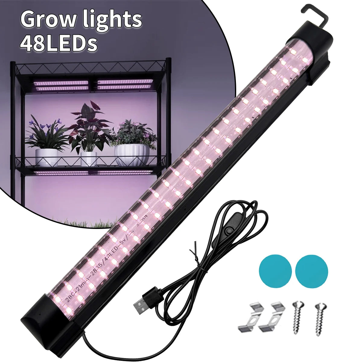 LED Growth Lamp Full Spectrum — Swuffy