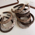 Retro Polka-Dot Bow Headband — Swuffy