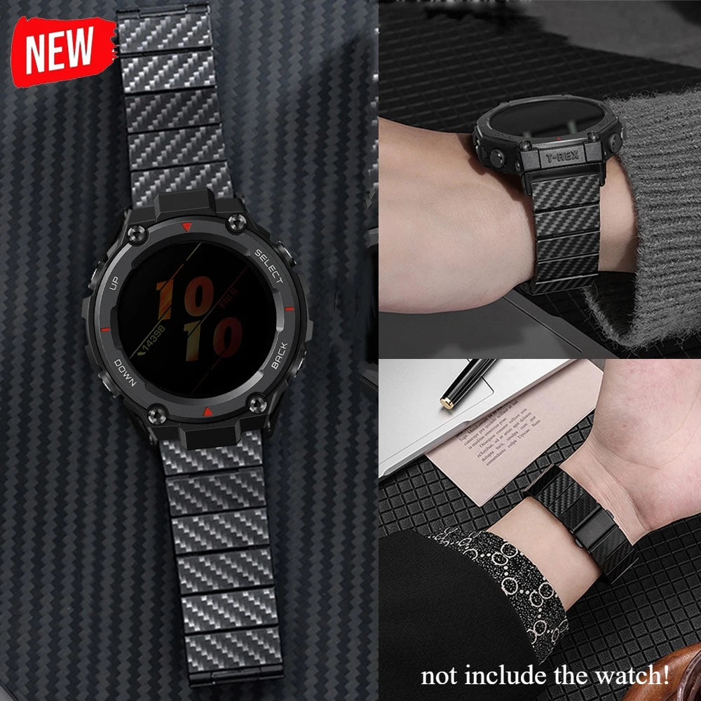 Carbon Fiber Strap Amazfit Rex — Swuffy