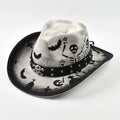 Halloween Skull Print Jazz Hat — Swuffy