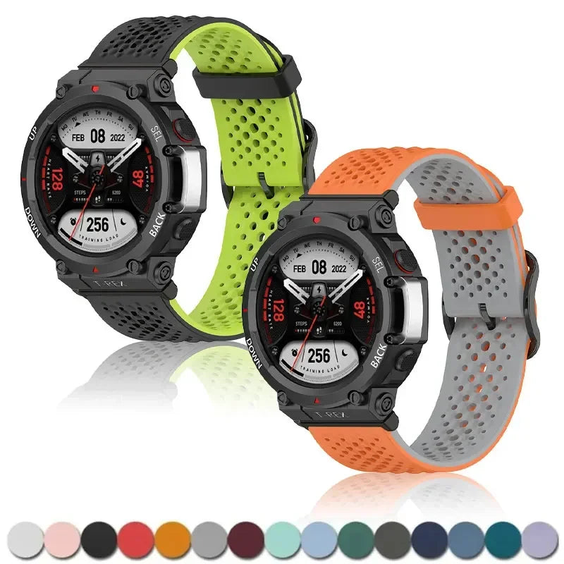 Breathable Silicone Strap Huami Amazfit — Swuffy