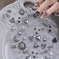 Punk Silver Black Moon Star — Swuffy