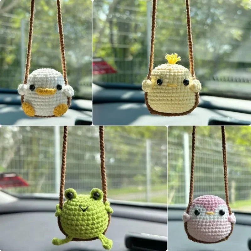 Handmade Knitted Charms Frog Penguin — Swuffy