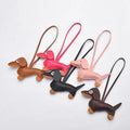 Adorable Dachshund Charm Pendant Leather — Swuffy
