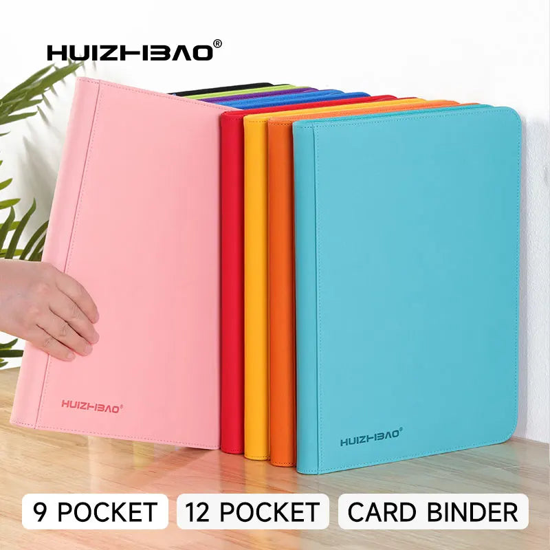 Nuvora 9 12 Pocket Zipper Card Binder Trading — Nuvora