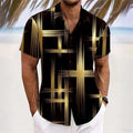 Men's 3D Print Camp Shirt — Swuffy