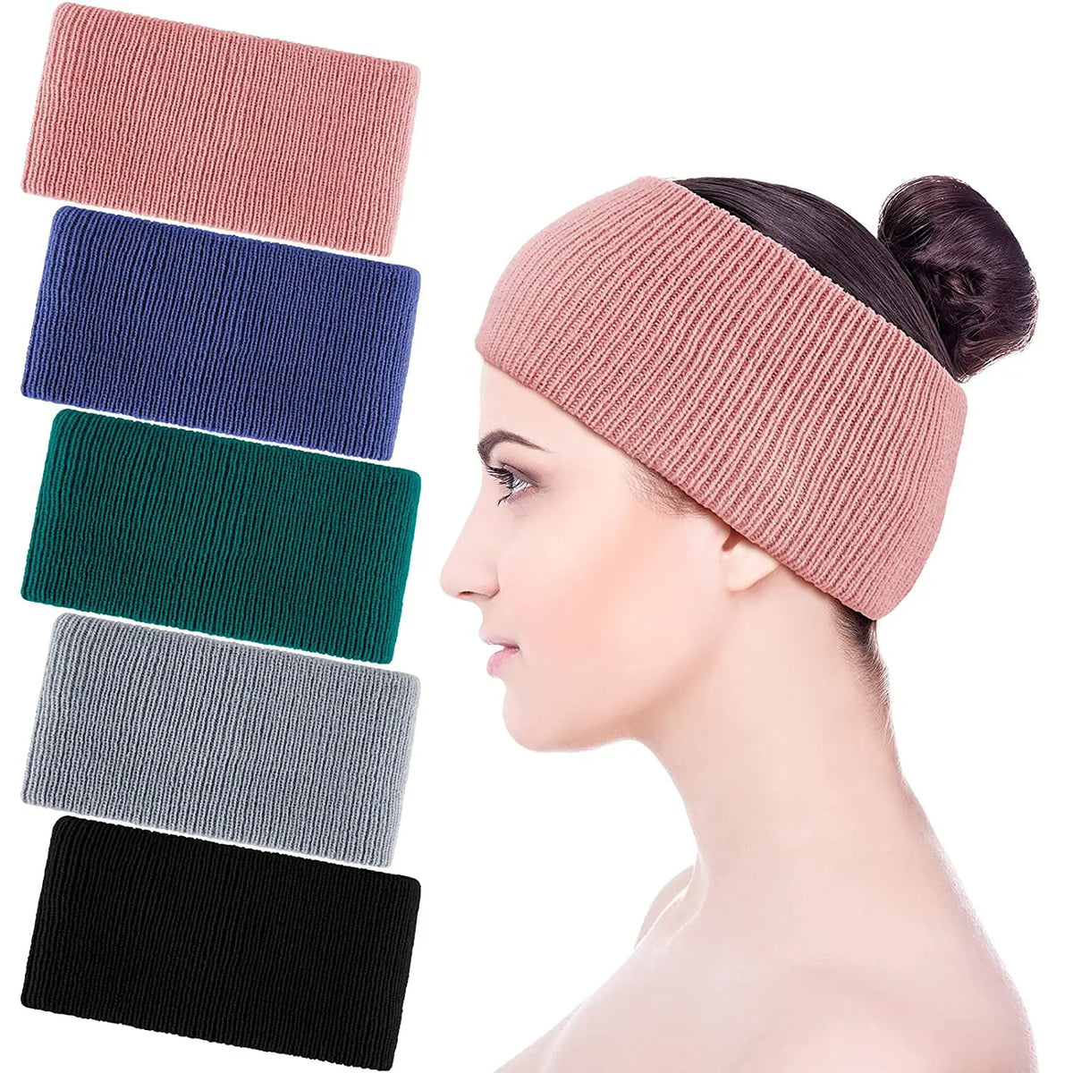 Wide Headbands Girls Winter Warm — Swuffy