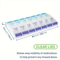 Spring Loaded Pill Box Compartments — Swuffy