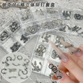 Box Grids Black Silver Piercing — Swuffy