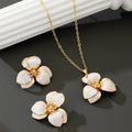Temperament Enamel Drop Flower Jewelry — Swuffy
